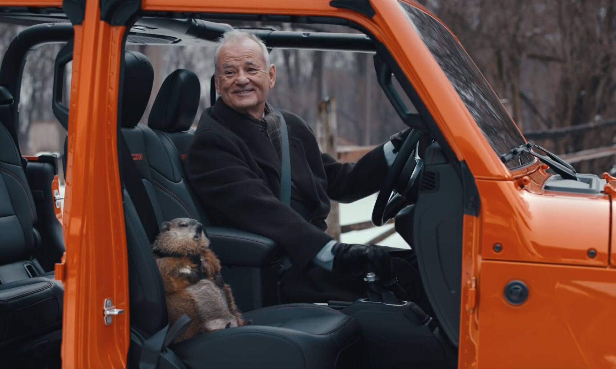 Jeep Groundhog Day ad with Bill Murray