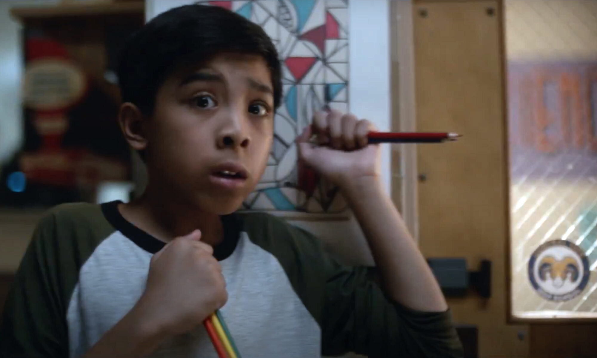 Boy with pencils in Sandy Hook Promise Back to School PSA